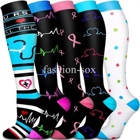 Midnight Patterns Compression Socks