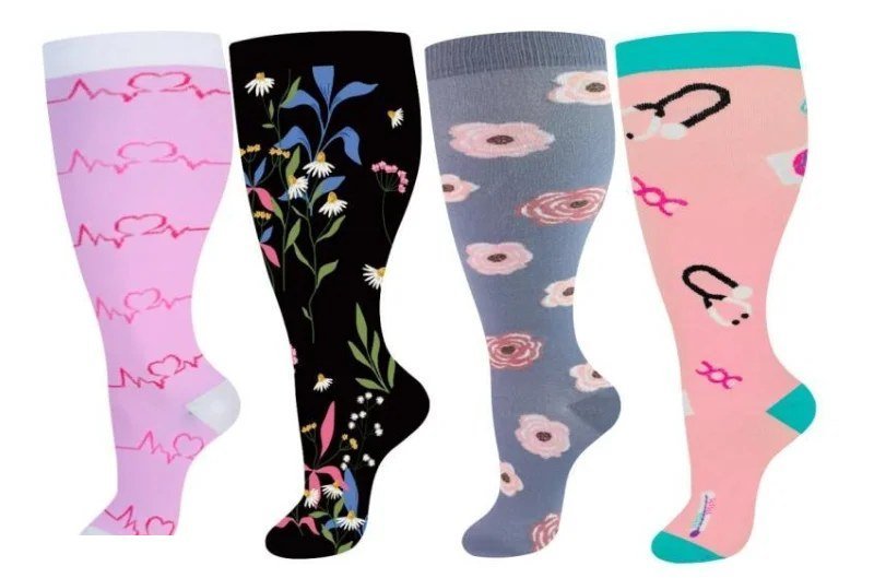 Wide Calf Favourites Compression Socks